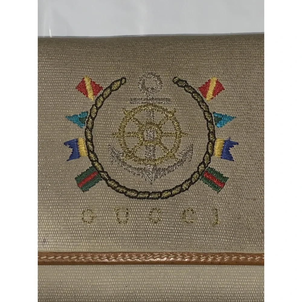 Vintage Gucci Wallet Women's Bifold Wallet  Limited Edition Discontinued 70s
